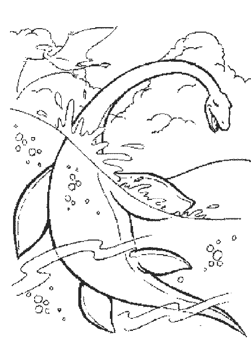 Dinozaury kolorowanki